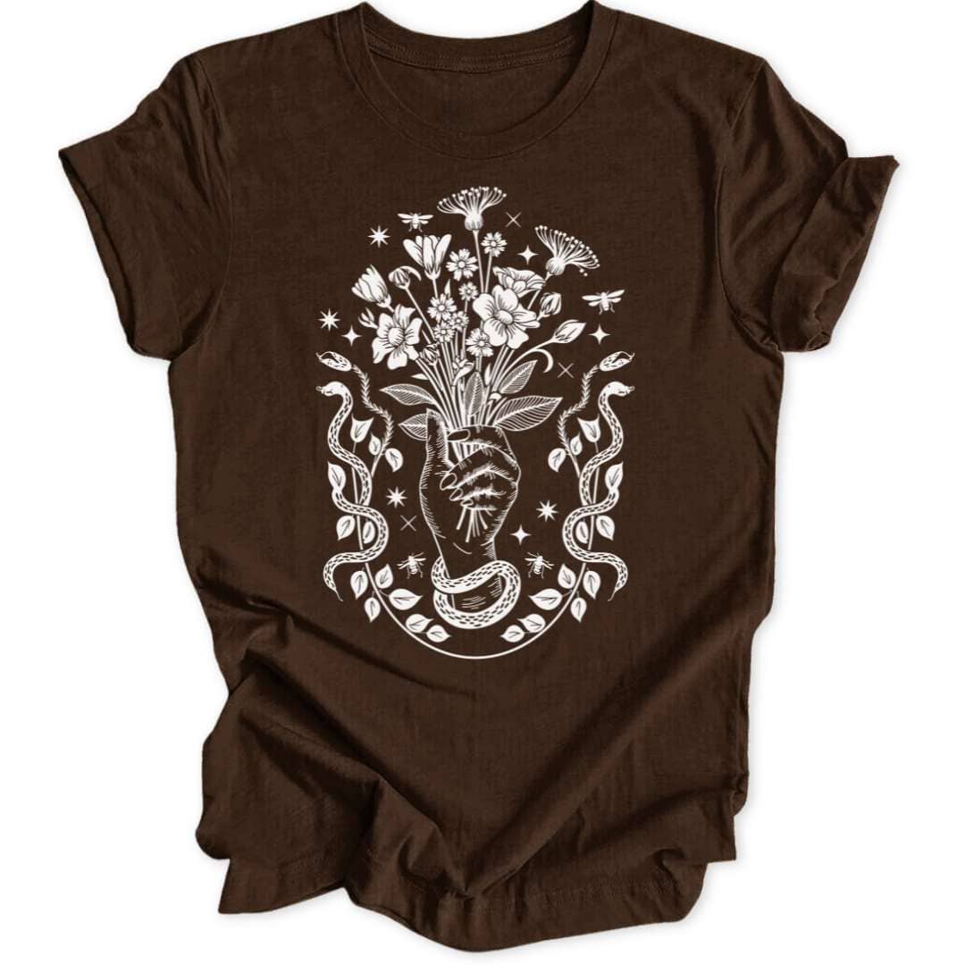 Witchy Vibes T-Shirt T-Shirt Braun / S