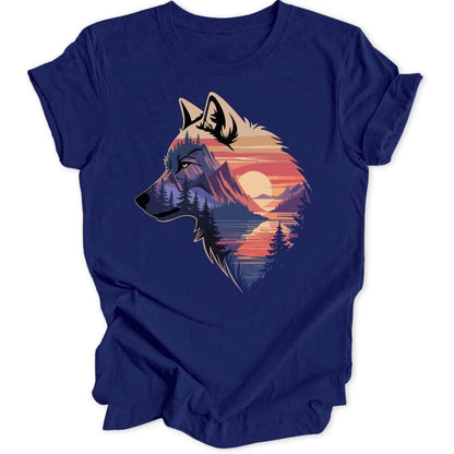 Wolf Sunset Unisex T-Shirt - Wild Spirit
