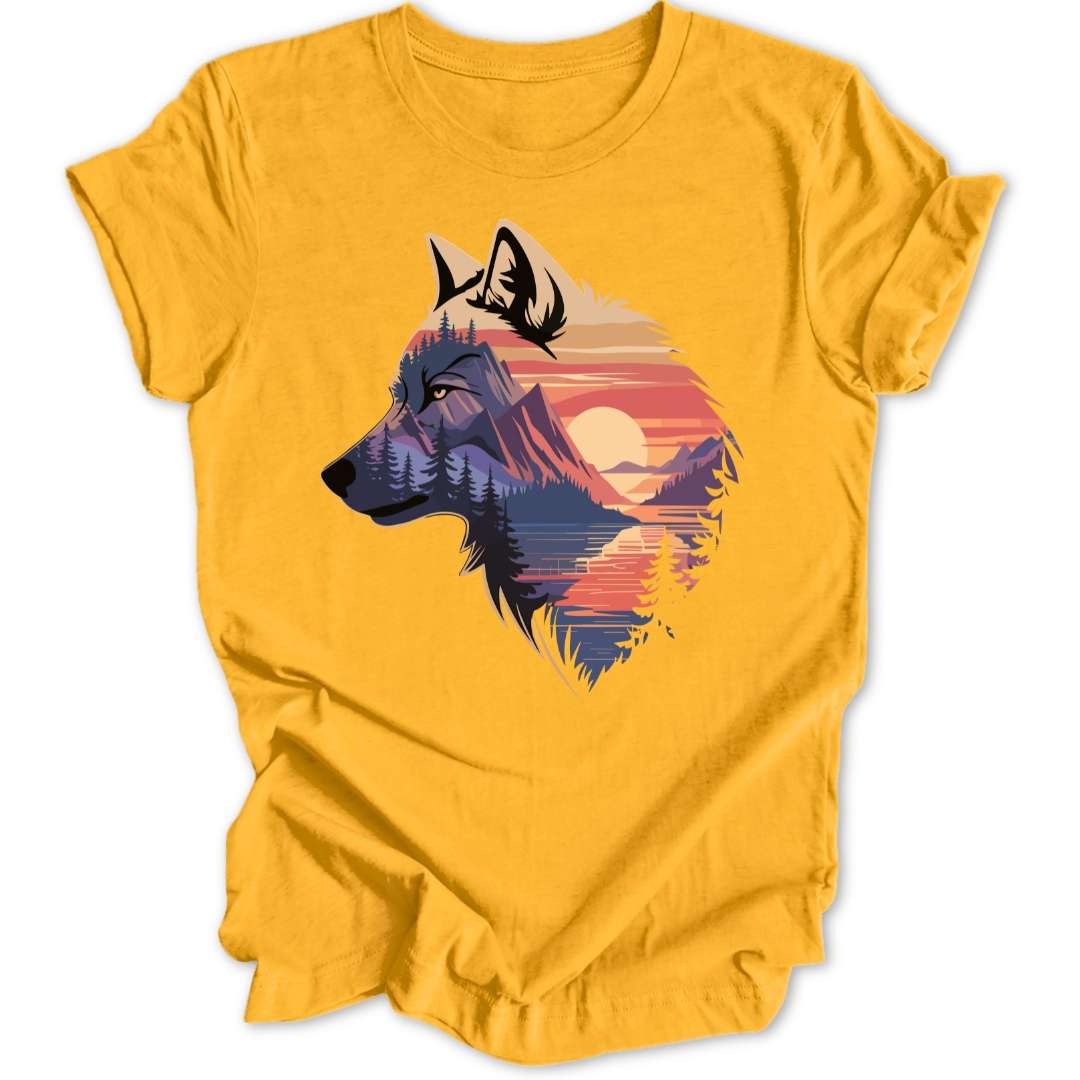 Wolf Sunset Unisex T-Shirt - Wild Spirit