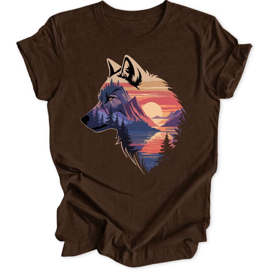 Wolf Sunset Unisex T-Shirt - Wild Spirit