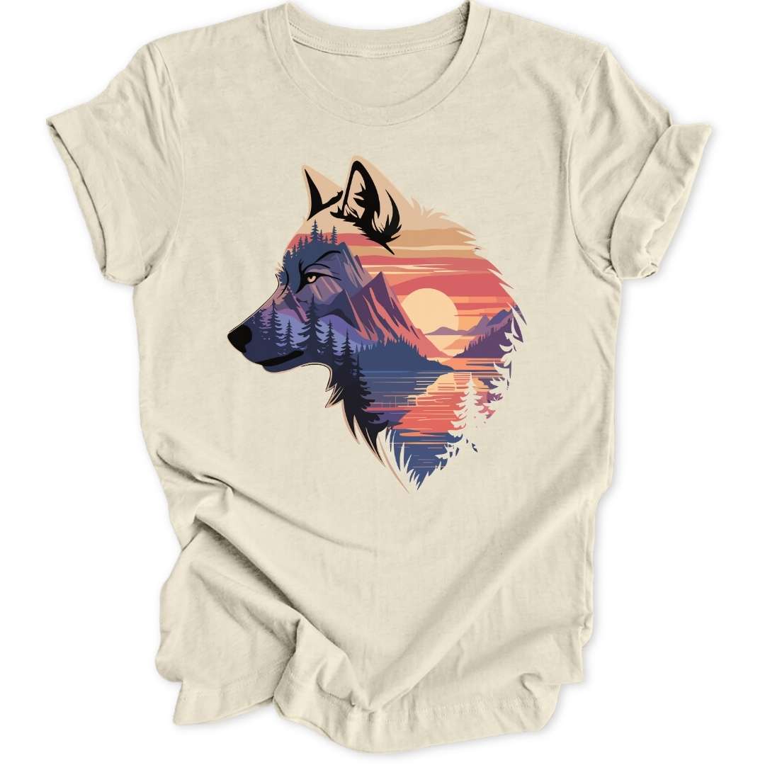 Wolf Sunset Unisex T-Shirt - Wild Spirit