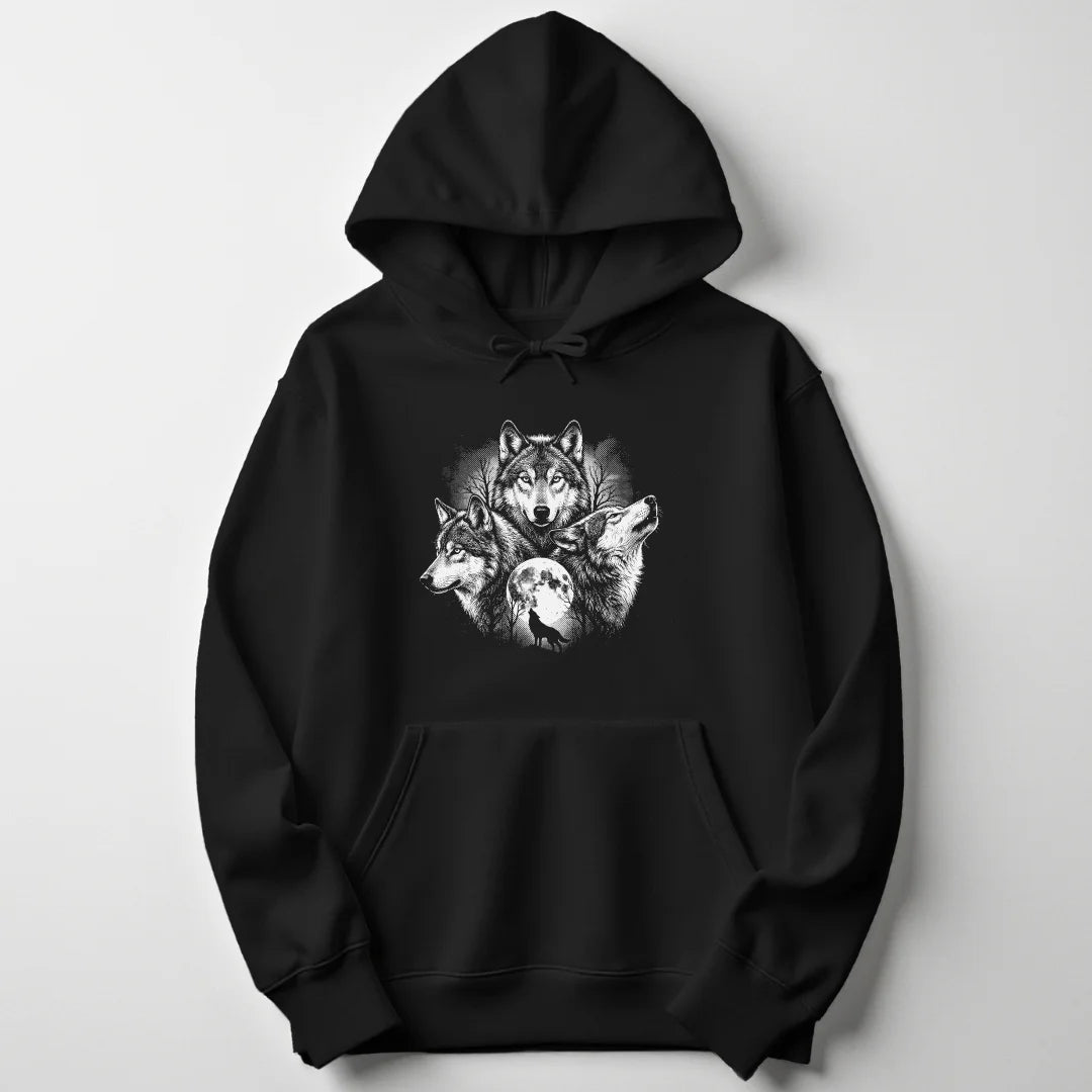 Wolfsrudel Unisex Hoodie - Wild Spirit
