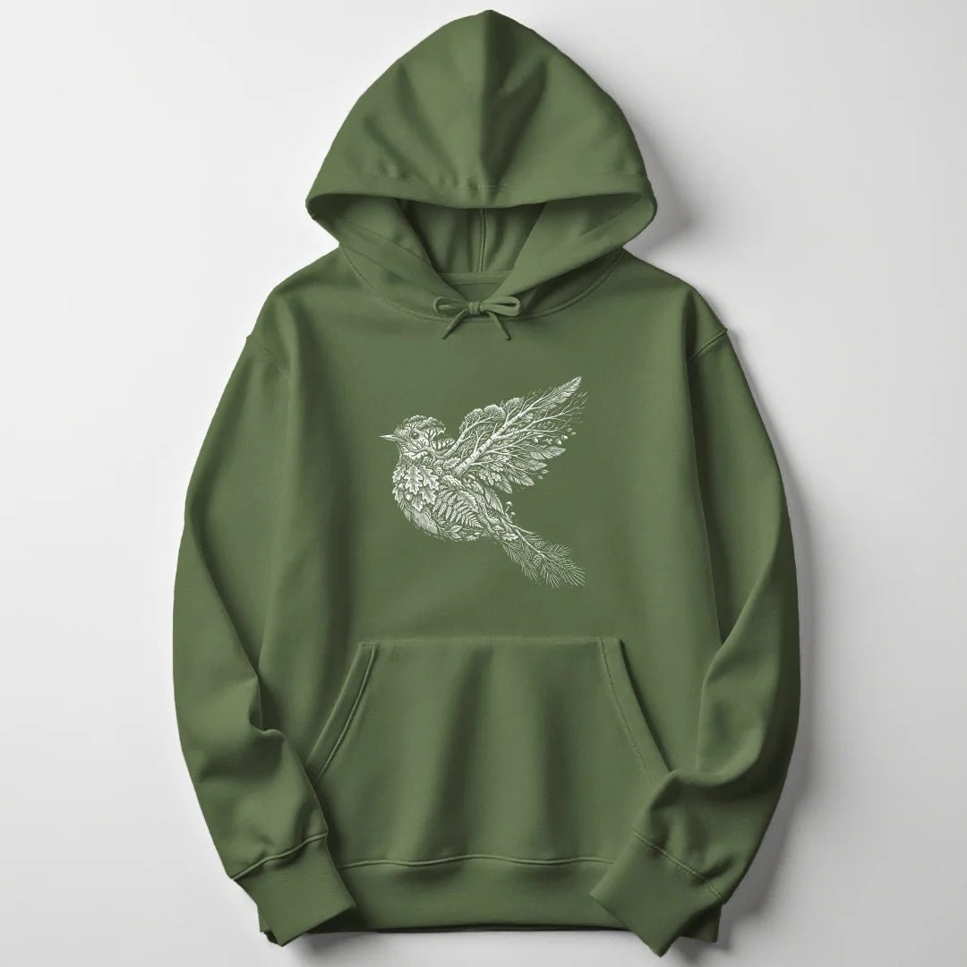 Wood Robin Unisex Hoodie - Wild Spirit