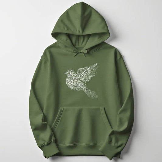 Wood Robin Unisex Hoodie - Wild Spirit