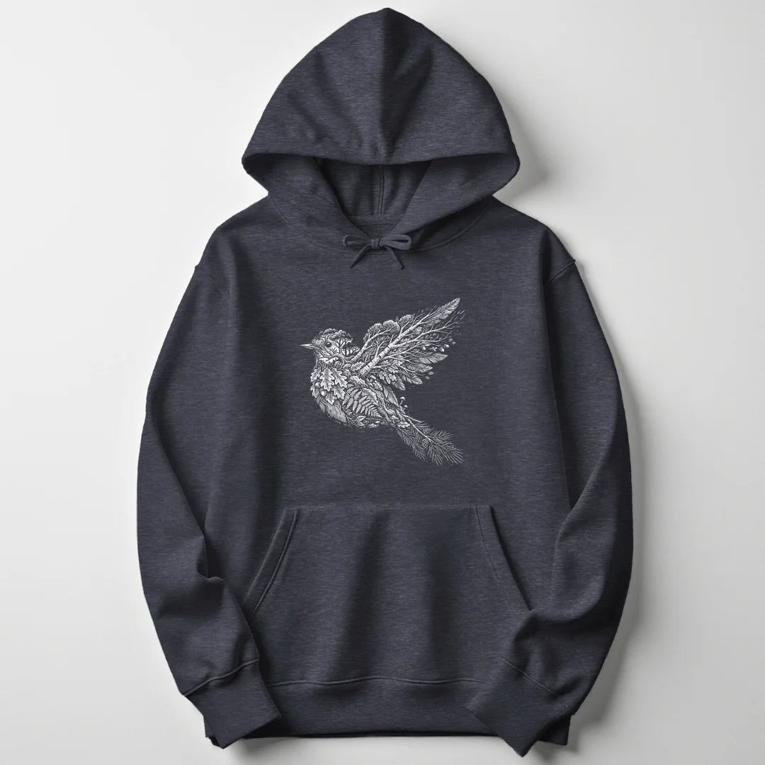 Wood Robin Unisex Hoodie - Wild Spirit
