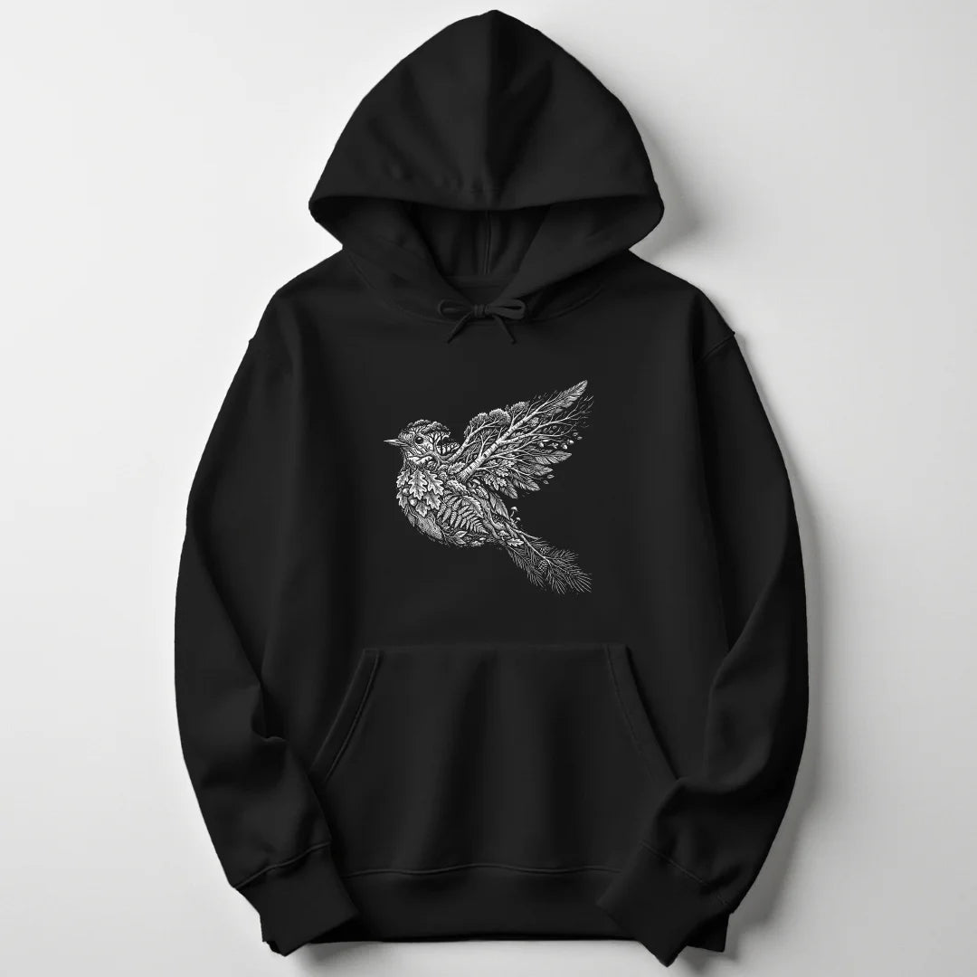 Wood Robin Unisex Hoodie - Wild Spirit