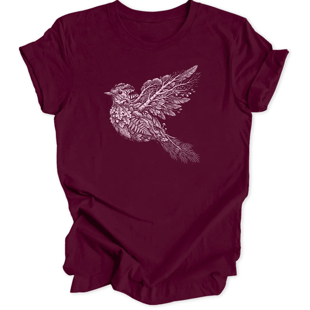 Wood Robin Unisex T-Shirt - Wild Spirit