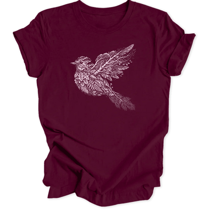 Wood Robin Unisex T-Shirt - Wild Spirit