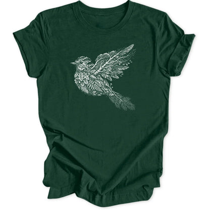 Wood Robin Unisex T-Shirt - Wild Spirit