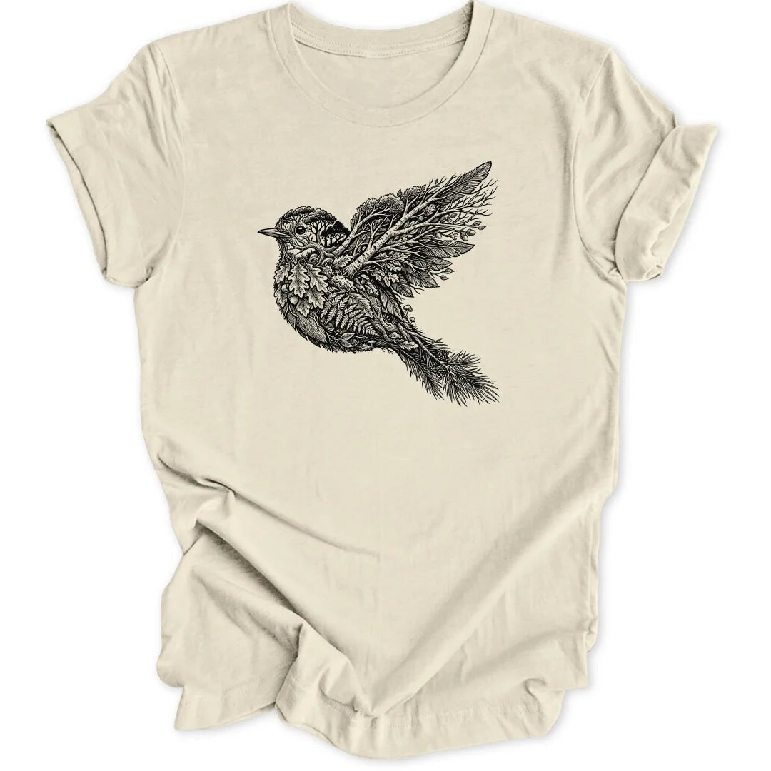 Wood Robin Unisex T-Shirt - Wild Spirit