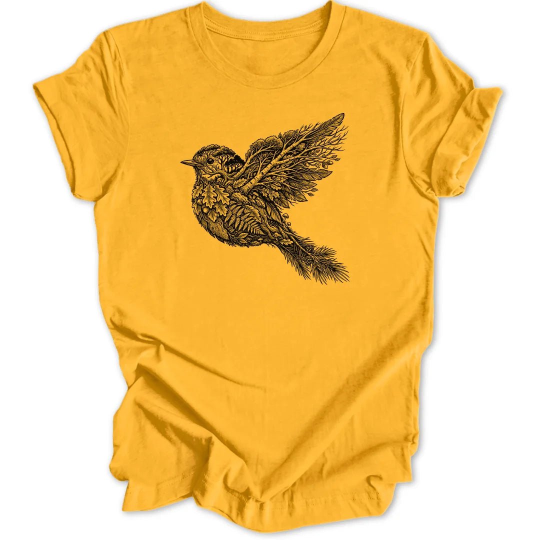 Wood Robin Unisex T-Shirt - Wild Spirit