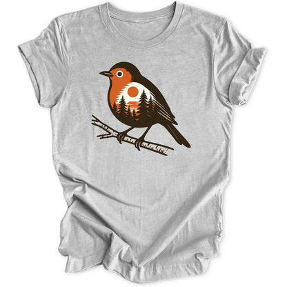Woodland Robin Unisex T-Shirt - Wild Spirit