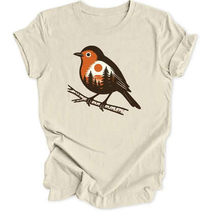 Woodland Robin Unisex T-Shirt - Wild Spirit