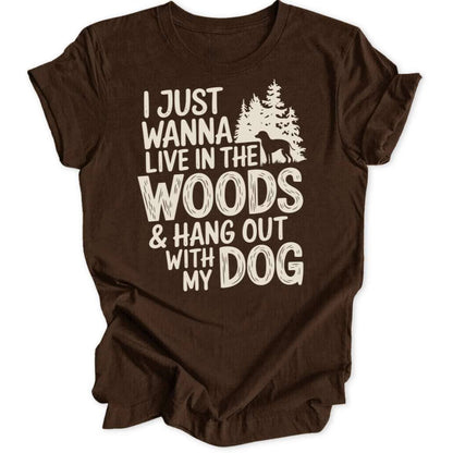 Woods & Dog T-Shirt T-Shirt Braun / S