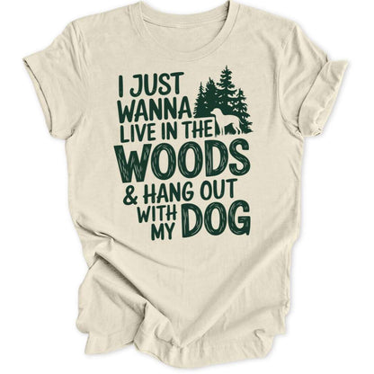 Woods & Dog T-Shirt T-Shirt Natur / S