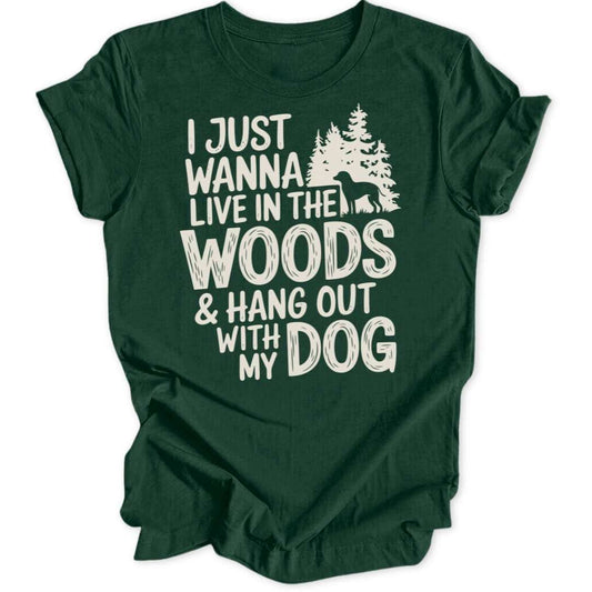 Woods & Dog T-Shirt T-Shirt Waldgrün / S