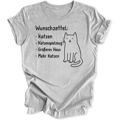 Wunschzettel Katzen Unisex T-Shirt - Wild Spirit