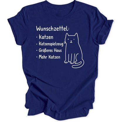 Wunschzettel Katzen Unisex T-Shirt - Wild Spirit