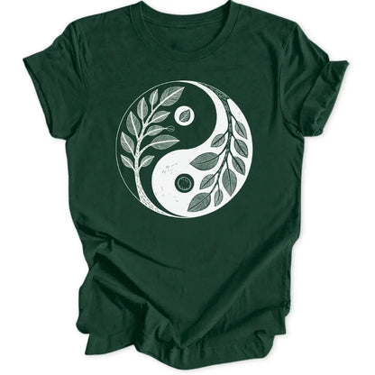 Ying Yang Blätter Unisex T-Shirt - Wild Spirit