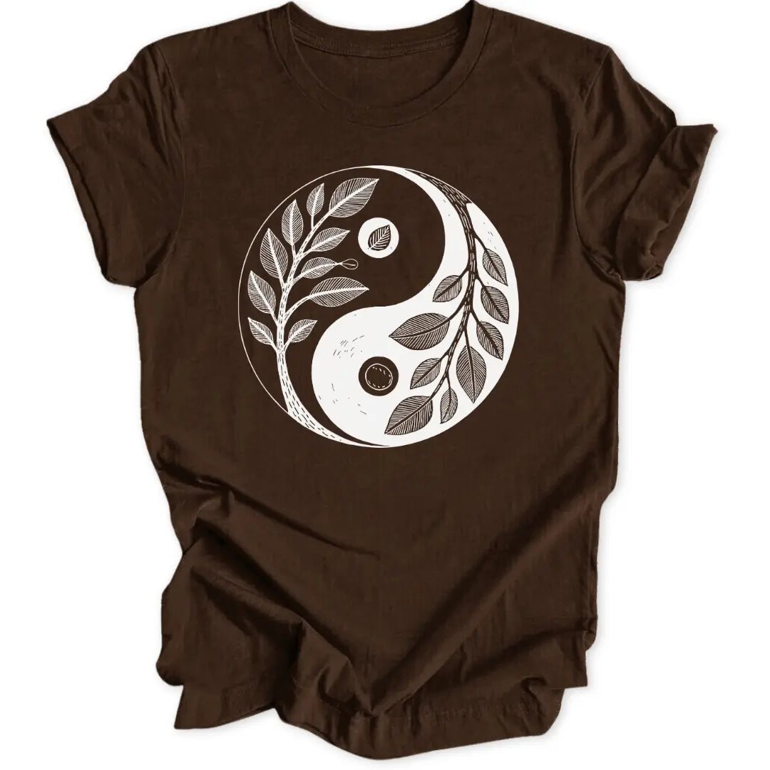 Ying Yang Blätter Unisex T-Shirt - Wild Spirit