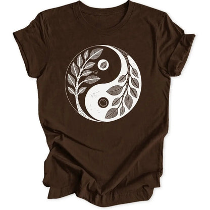 Ying Yang Blätter Unisex T-Shirt - Wild Spirit