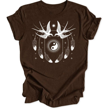 Ying Yang Schwalben Unisex T-Shirt - Wild Spirit